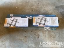 Monoprice Ultra Slim Wall Bracket (2 of), Insignia 19-39" Low Profile TV Wall Mount (2 of)