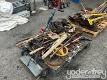 Pallet of Various Garden Hand Tools