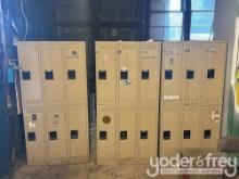 Metal Work Lockers (3 Units, 18 Lockers)
