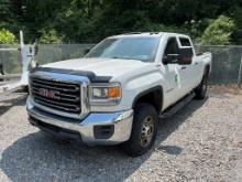 2017 GMC Sierra 2500HD Pickup Truck, 4-Door, 4x4, Gas, Auto, PS, AC, PW, PL