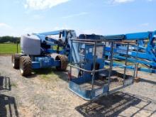 2007 Genie Z-45/25J Articulated Boomlift, 45' Boom, 4WD, Diesel, 2,123 Hour