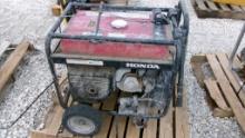 HONDA PORTABLE GENERATOR,  GAS, UNKNOWN RUNNING CONDITION, AS IS WHERE IS