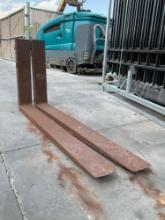 ( 1 ) SET OF FORK ATTACHMENT, APPROX CLASS 3 FORKS...