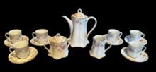 Lorenz Hutschenreuther Tea Set For Six—Cream