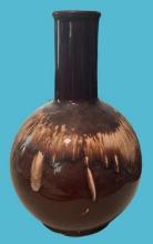 Midcentury Drip Glaze Vase