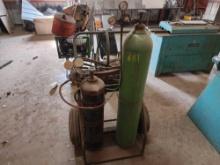 Oxygen/Acetylene Cylinders W/ Cart & Hoses