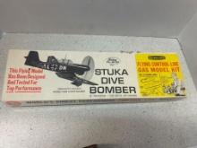 Stuka dive bomber balsa airplane kit