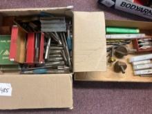 industrial tools, taper taps, drillbits, etc.