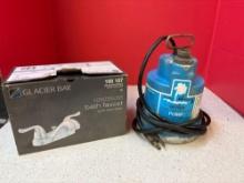 New bath faucet and submersible pump