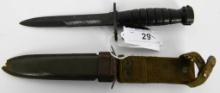 U.S. M4 Imperial marked Bayonet & US M8 Scabbard