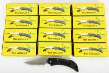 Lot of 12 New Frost Cutlery Vulture II Knife