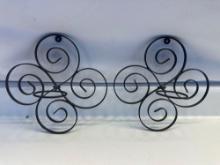 Set of 2 Candle Wall Hanging