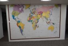 WALL SIZE WORLD MAP