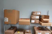 SHELF OF ELECTRICAL COMPONENTS (NEW)