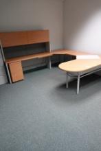 OFFICE CONTENTS, DESK, FILE CABINETS & DRY ERASE BOARD X1