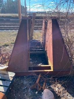 Large Lot of Scrap; Conveyor Parts, I-Beams, & Metal Decking