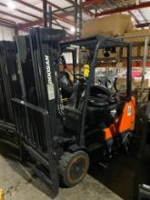 Doosan GC25E-5 Forklift, 5,000 LB. Cap., S/N FGA0L-1790-00806, 3-Stage Mast, Sideshift, LP, No Forks