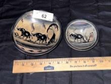 African Rhino Pinch Bowls