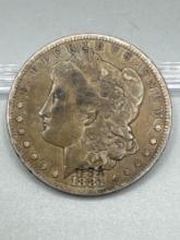 1881s Morgan Dollar USA stamped on front