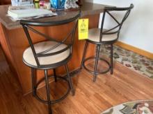 2 barstools