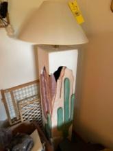 Southwestern style floor lamp