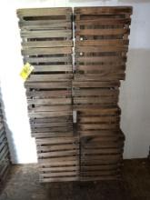 (18) Wood Apple Crates