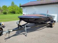 Classic Jet Craft Boat with Trailer