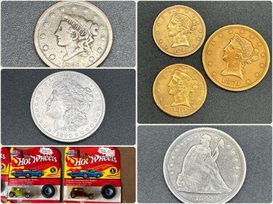 Coins, Hot Wheels, Cost. Jewelry - 22640 - Ryan