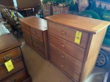 2 matching dressers