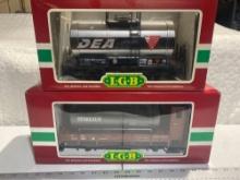 LGB G Gauge (2) Freight Cars W/ Boxes