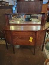 Antique 1920's buffet with mirror