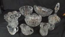 Orrefors 8" Bowl and Crystal Bowls lot