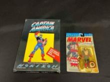 Captain America Model Kit Unopened and a US Agent Action Figure