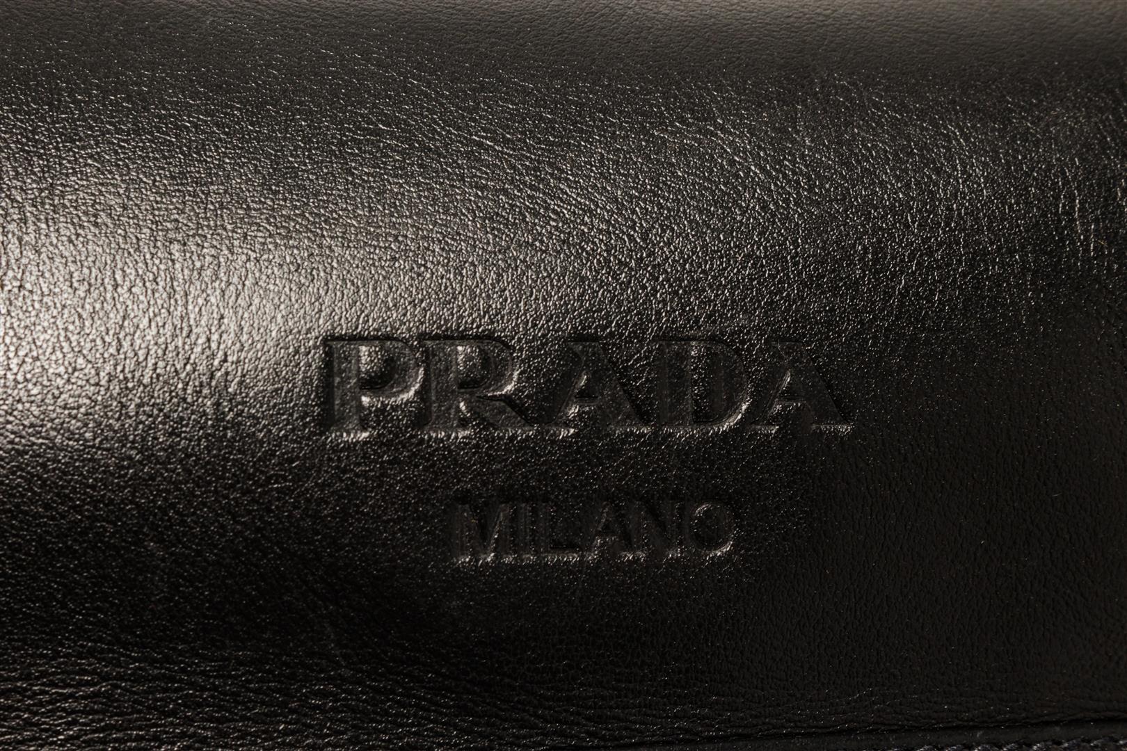 Prada Black Padded Chain Flap Bag