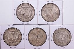 1887-1891 Morgan Silver Dollar Coin Collector's Set