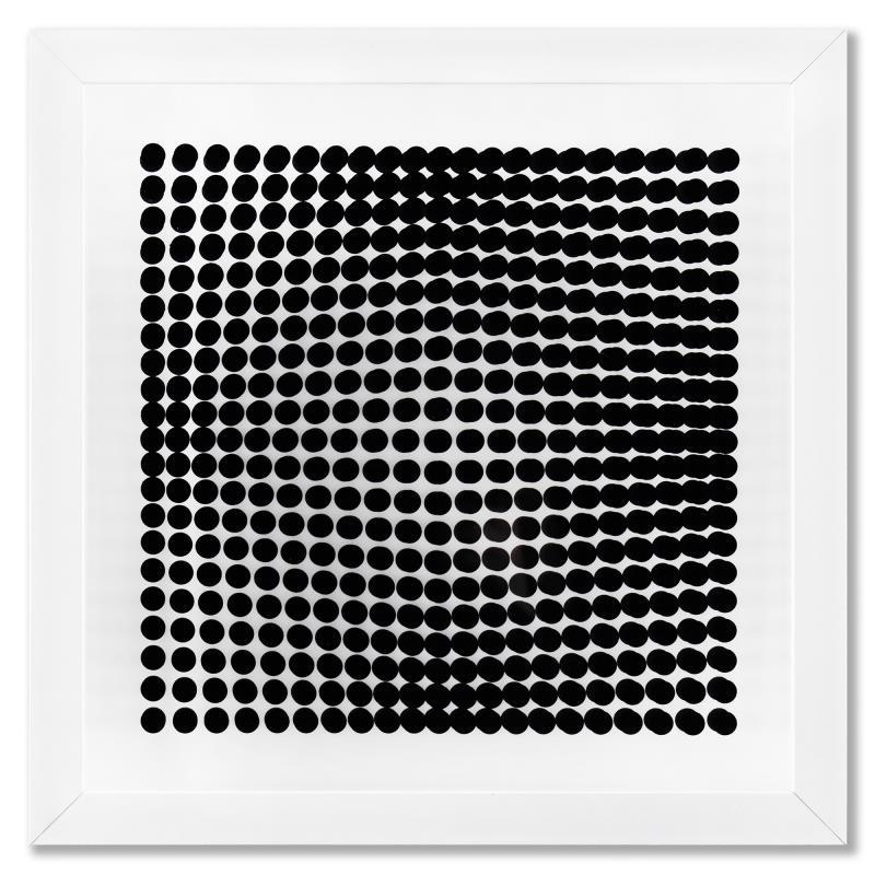 Trois Dimensions Optique de la serie Cinetiques (Set of 8) by Vasarely (1908-199