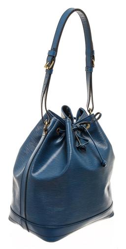 Louis Vuitton Blue Epi Leather Noe Shoulder Bag