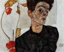 Egon Schiele - Self-Portrait