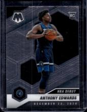 ANTHONY EDWARDS 2020-21 PANINI MOSAIC NBA DEBUT ROOKIE CARD