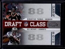 DEMARYIUS THOMAS DEZ BRYANT 2010 CONTENDERS DRAFT CLASS ROOKIE CARD