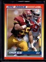 JUNIOR SEAU 1990 SCORE ROOKIE CARD