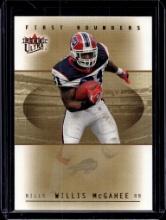 WILLIS MCGAHEE 2005 FLEER ULTRA 1ST ROUNDERS ROOKIE CARD