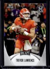 TREVOR LAWRENCE 2021 LEAF DRAFT ROOKIE CARD