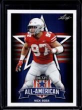 NICK BOSA 2019 LEAF DRAFT ALL-AMERICAN ROOKIE CARD