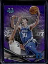 KYLE FILIPOWSKI 2023 BOWMAN U PRUPLE REFRACTOR NIL ROOKIE CARD