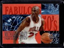 MICHAEL JORDAN 1995-96 FLEER ULTRA FABULOUS 50'S INSERT SP