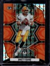 BRETT FAVRE 2022 PANINI MOSAIC REACTIVE ORANGE PRIZM SP