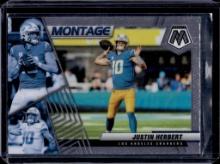 JUSTIN HERBERT 2022 PANINI MOSAIC MONTAGE INSERT