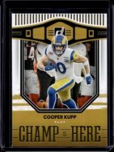 COOPER KUPP 2022 DONRUSS THE CHAMP IS HERE INSERT