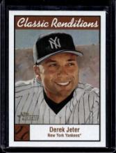 DEREK JETER 2001 TOPPS HERITAGE CLASSIC RENDITIONS INSERT